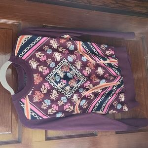 Ann Taylor Mixed Media Sweater